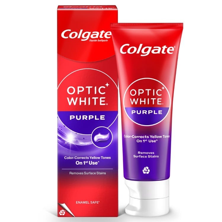 Kem Đánh Răng Colgate Optic White Purple 100g | Shopee Việt Nam