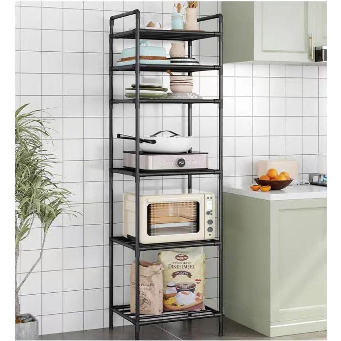 Kệ Để Đồ Đa Năng - Kệ Nhà Bếp, Kệ Phòng Khách, Phòng Ngủ 6 Tầng Khung Thép Cacbon Cứng Cáp | BigBuy360 - bigbuy360.vn