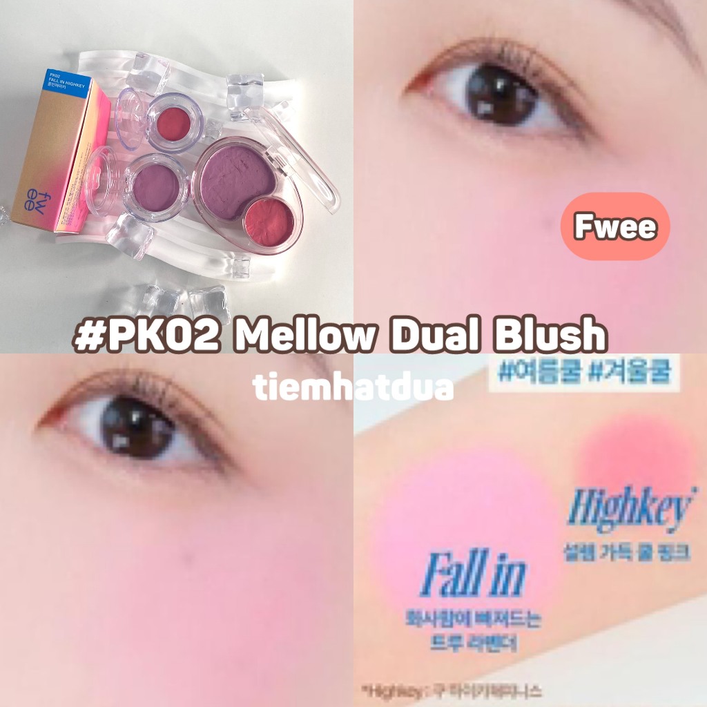 [MÁ HỒNG CHIẾT] Má Hồng Dạng Thạch Fwee Mellow Dual Blush 2 Ngăn ...