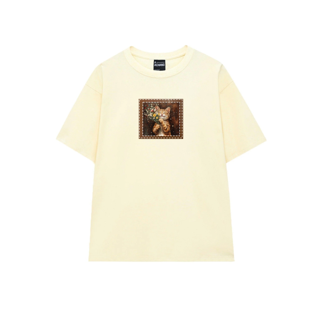 Áo Thun Unisex Cat Be 100% Cotton  Achang Local Brand Chính Hãng