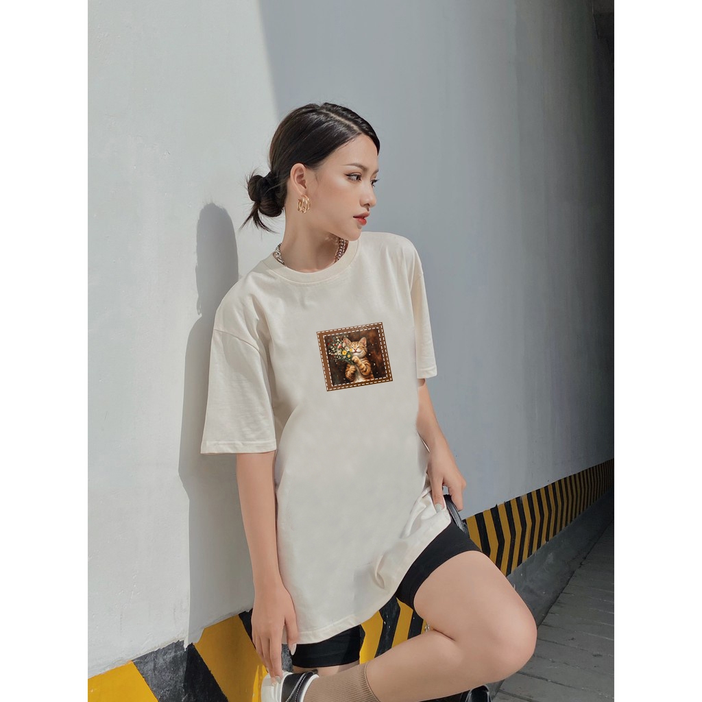 Áo Thun Unisex Cat Be 100% Cotton  Achang Local Brand Chính Hãng