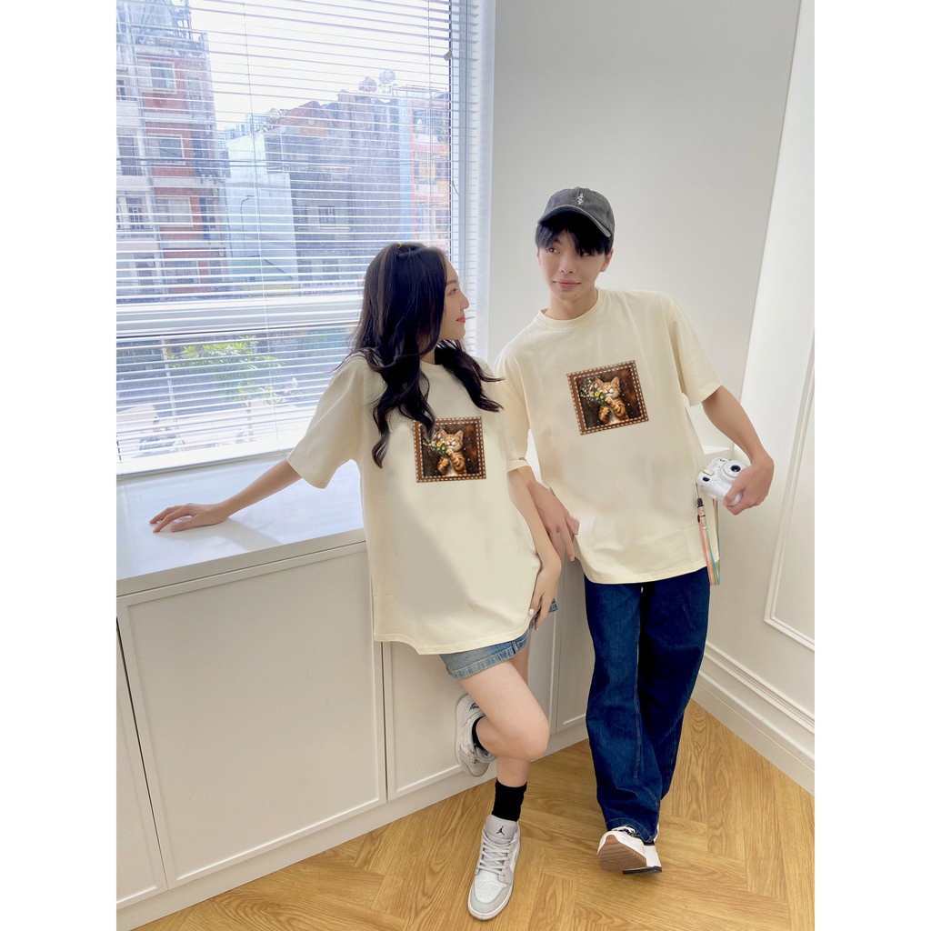 Áo Thun Unisex Cat Be 100% Cotton  Achang Local Brand Chính Hãng