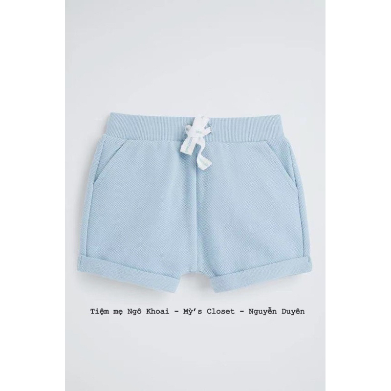 [MD93]  SEED Quần ngắn chất liệu cotton da cá mềm mát, thoáng khí cho bé