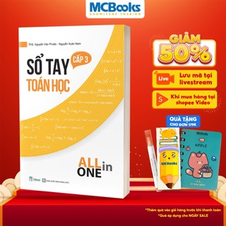 Sách - Sổ tay toán học cấp 3 - All in one