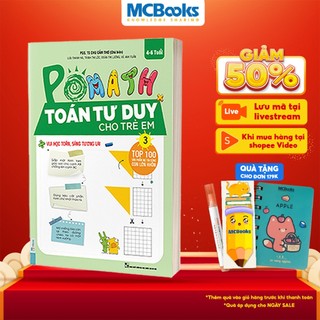 Sách - POMath -Toán tư duy cho trẻ em tập 3 - MCBooks
