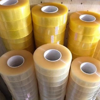 Băng dính 1 kg đóng hàng trong suốt nhiều màu siêu dính lõi mỏng 3mm