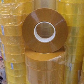 Băng dính 1 kg đóng hàng trong suốt nhiều màu siêu dính lõi mỏng 3mm
