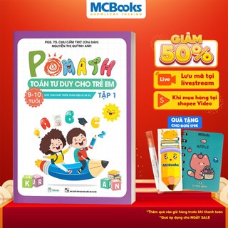 Sách - Pomath Toán tư duy cho trẻ em  (9 - 10 tuổi) - Tập 1