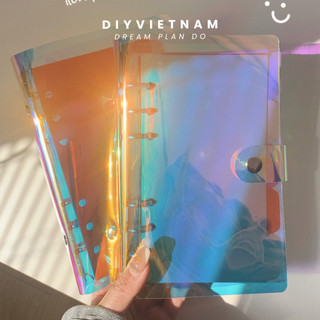 SỔ CÒNG BINDER PLANNER HOLOGRAM(CÓ KÈM THƯỚC + GIẤY)