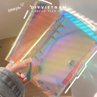 SỔ CÒNG BINDER PLANNER HOLOGRAM(CÓ KÈM THƯỚC + GIẤY)