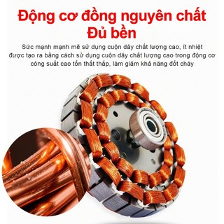 OOKAS Quạt trần Classic 3 cánh điện cơ gió mạnh màu trắng, Quạt cho phòng khách/trường học