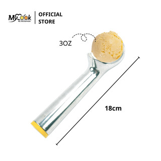 Dụng cụ múc kem nguyên khối (chuôi màu) Mycook