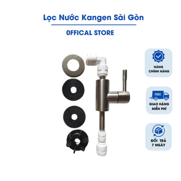 Vòi Inox 304 Dùng Cho Máy Lọc Nước Điện Giải Ion Kiềm (Loại Máy Có Vòi Trên Đầu)