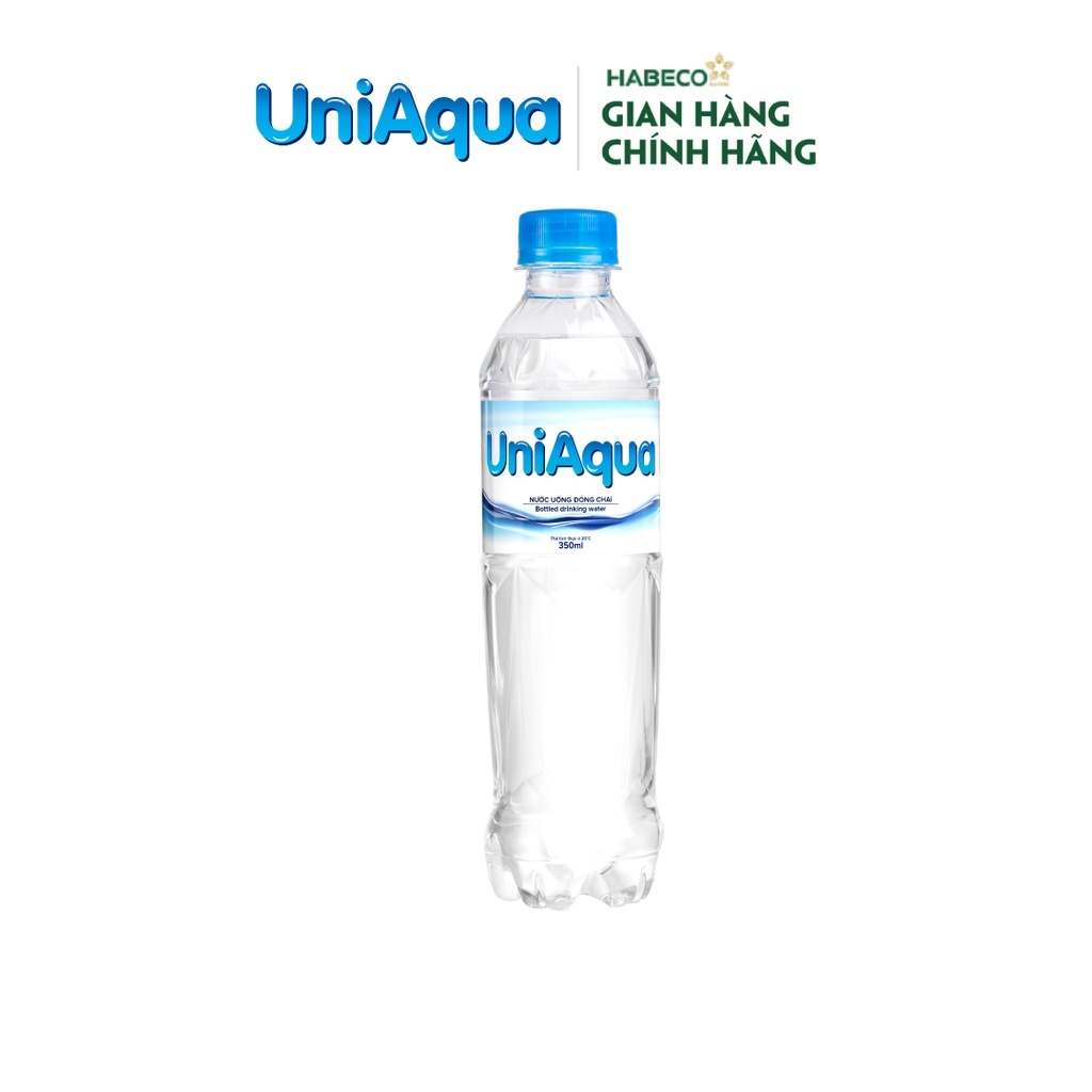 Ảnh Thùng 24 chai nước uống đóng chai UniAqua - HABECO (350ml/chai) 3