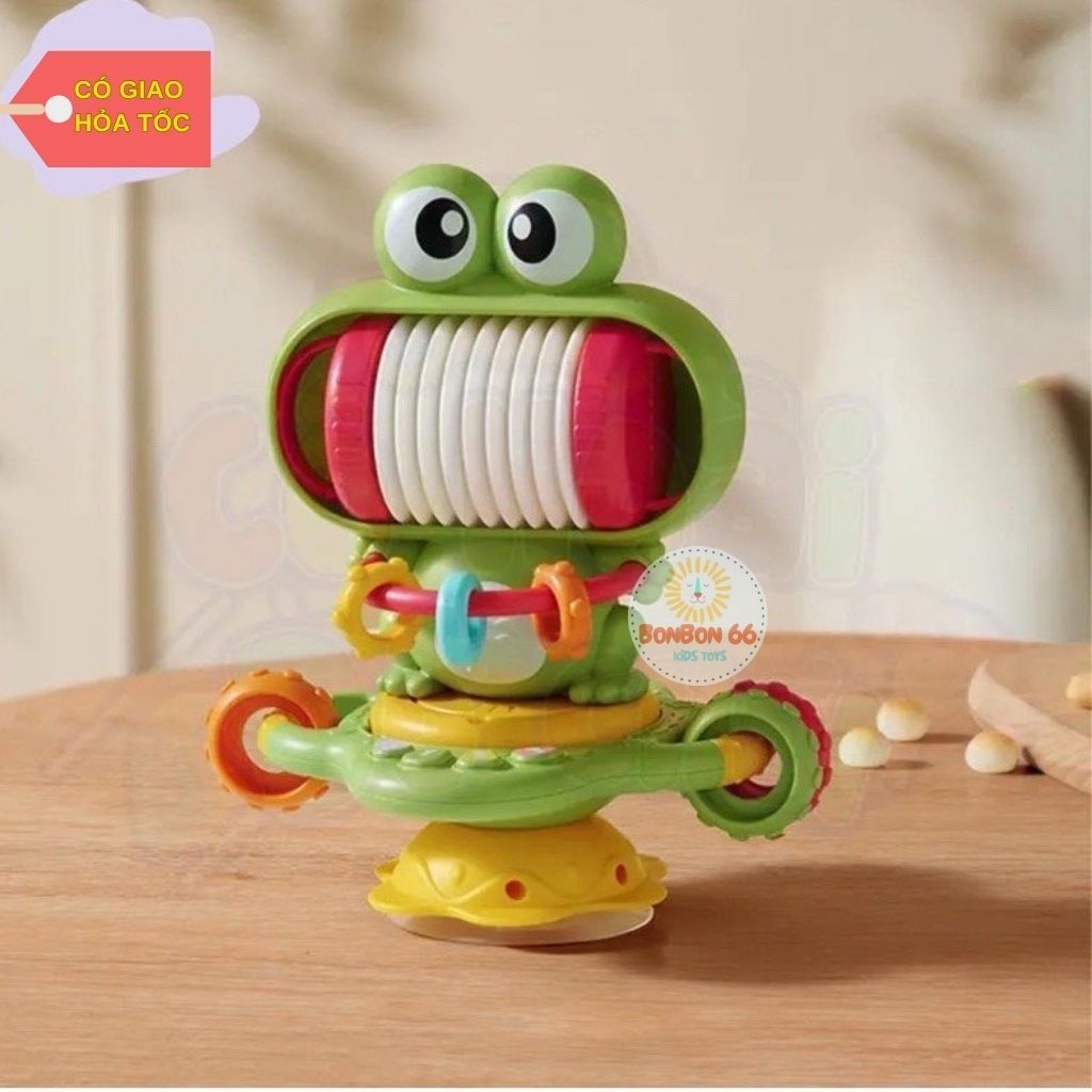 Đồ Chơi Vịt Montessori Cho Bé Sơ Sinh Để Bàn Ăn Cho Bé Ăn Ngoan Có Nhạc Phát Triển Giác Quan Cho Bé - PUPU HOUSE