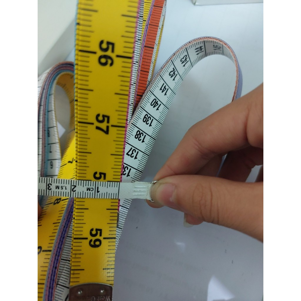 Thước Dây Đức Cao Cấp 2 Mặt Inch Cm Dài 150cm – Phụ Kiện Đo Cắt May Chính Hãng (Comb0 2,5 cái)