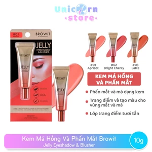 Kem Má Hồng Và Phấn Mắt Browit By NongChat Jelly Eyeshadow & Blusher 10g