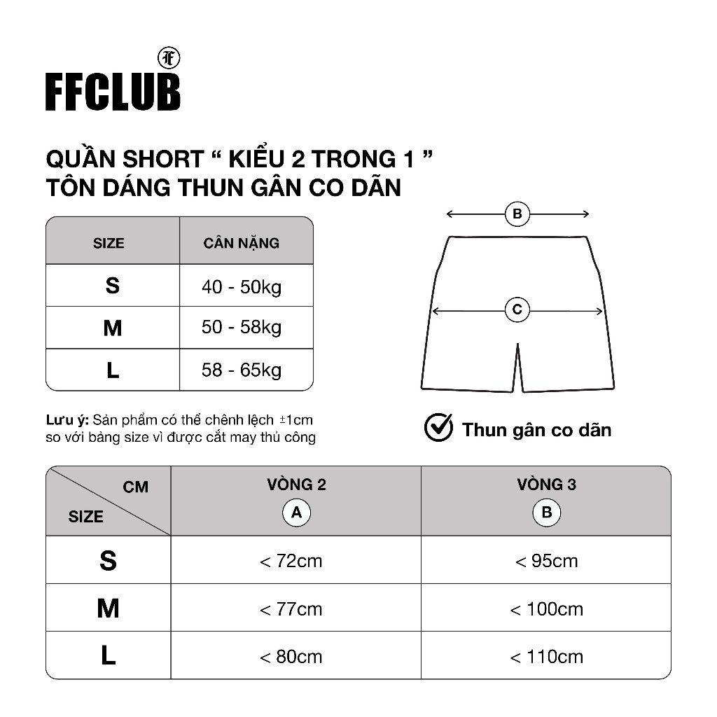 Quần Đùi BIKER SHORT Nữ Tập Gym, Yoga Siêu Ôm Nâng Mông Vải Gân Co Giãn FFCLUB