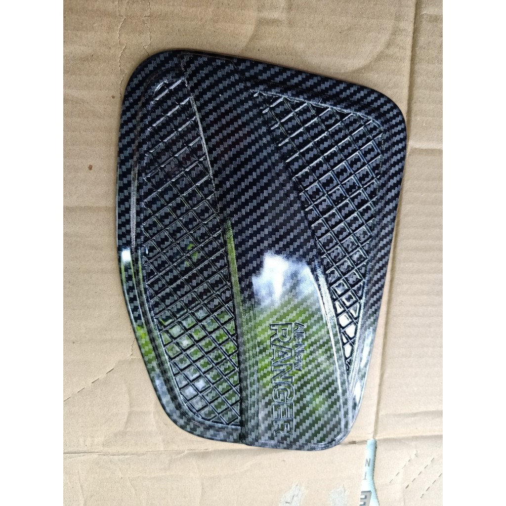 Ốp tay cửa , hõm cửa xe Ford Ranger 2017-2021, NHỰA  ABS vân carbon cao cấp, trang trí bảo vệ tay cửa xe