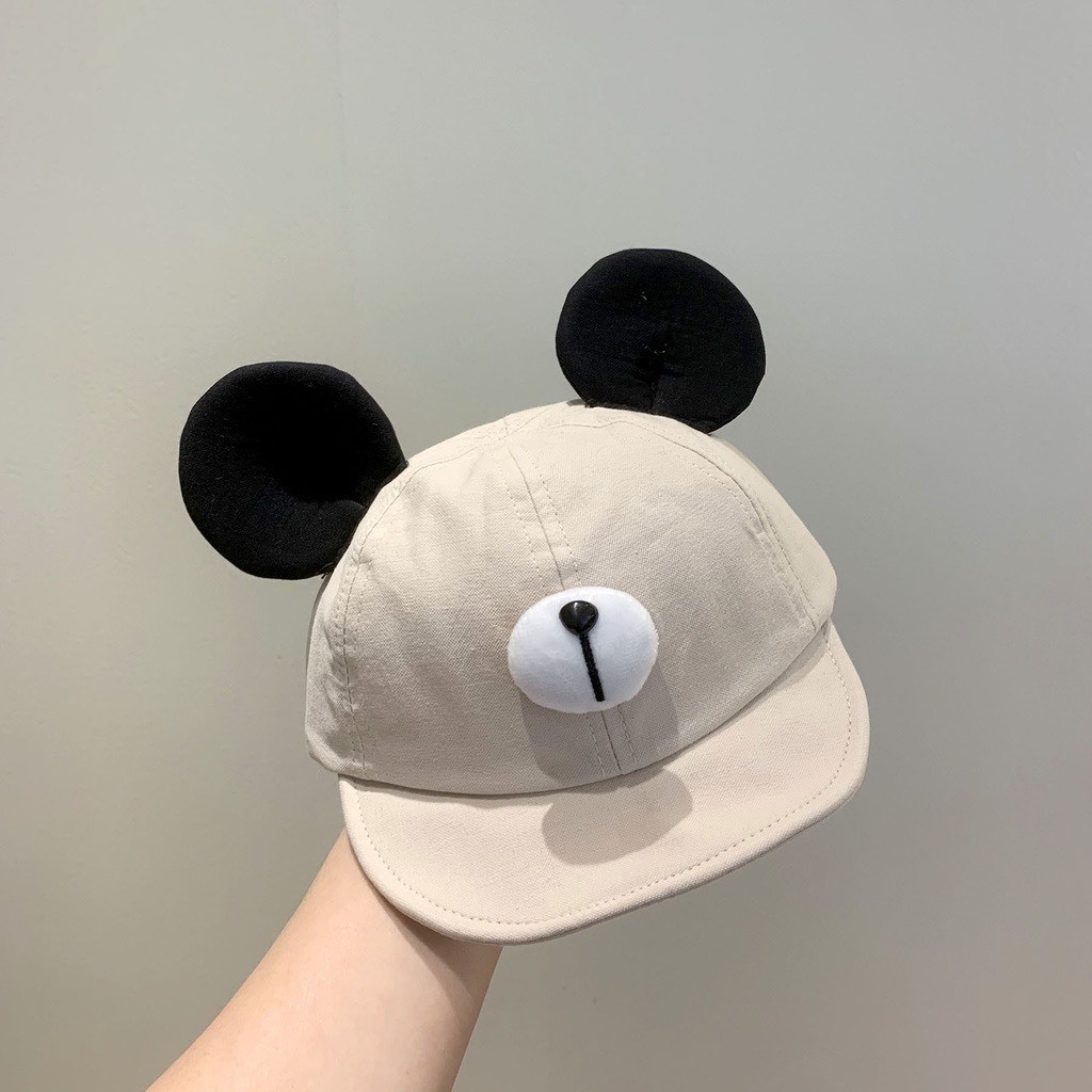 Mũ lưỡi trai đính tai micky cute phong cách Hàn Quốc cho bé trai và bé gái 0-2 tuổi mesocshop