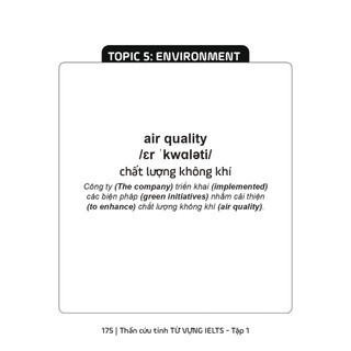 Sách Thần Cứu Tinh Từ Vựng IELTS Speaking & Writting Task 2, IELTS Kỹ Năng Nói Và Viết, Dành Cho Band A1-B2 - Tập 1 Và 2