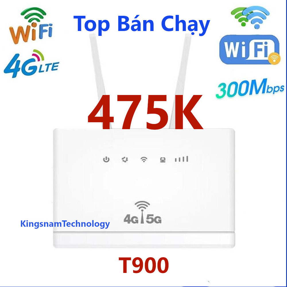 Bộ phát wifi từ sim 4G 5G Modem 4G T900 C303 Router 4G Dcom không dây ...