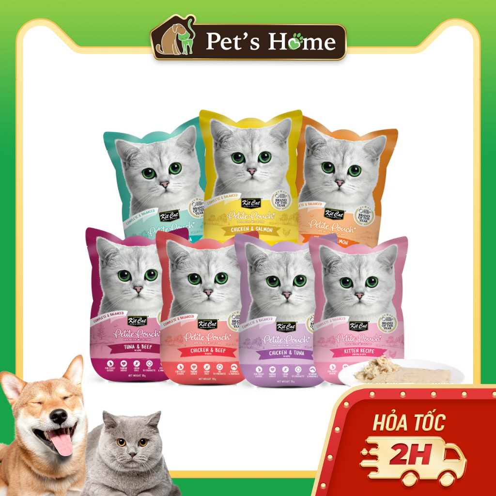 Pate Kit Cat Petite Pouch cho mèo gói 70g | Shopee Việt Nam