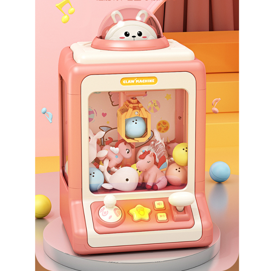 Máy Gắp Thú Bông Mini Cho Bé Nhiều Kích Thước Máy Gắp Thú Dễ Thương Nhiều Gấu Bông Có Nhạc Có Đèn Cho Bé- PUPU HOUSE