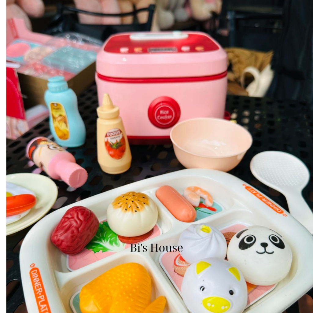 Đồ chơi Nhà Bếp Bộ Nấu Ăn Cầu Vòng Đồ Chơi Xưởng Hấp - PUPU HOUSE