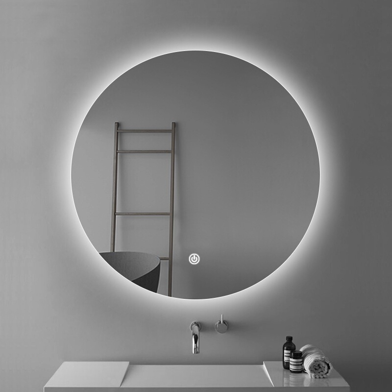Gương Tròn Led Cảm Ứng TDECOR Treo Tường Phòng Tắm, Decor Bàn Trang Điểm Cao Cấp