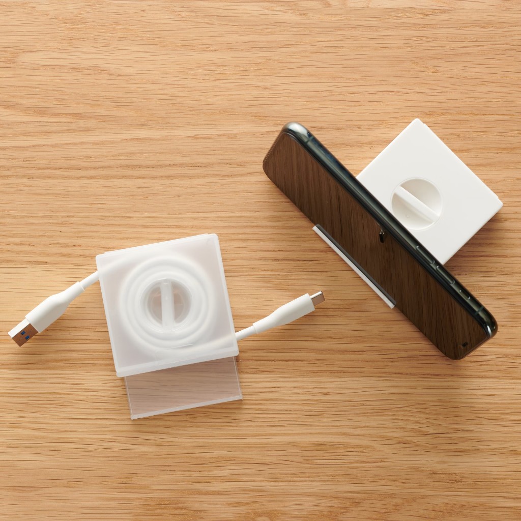 Ảnh Hộp Đựng Dây Cáp Vuông Có Giá Đỡ MUJI 2