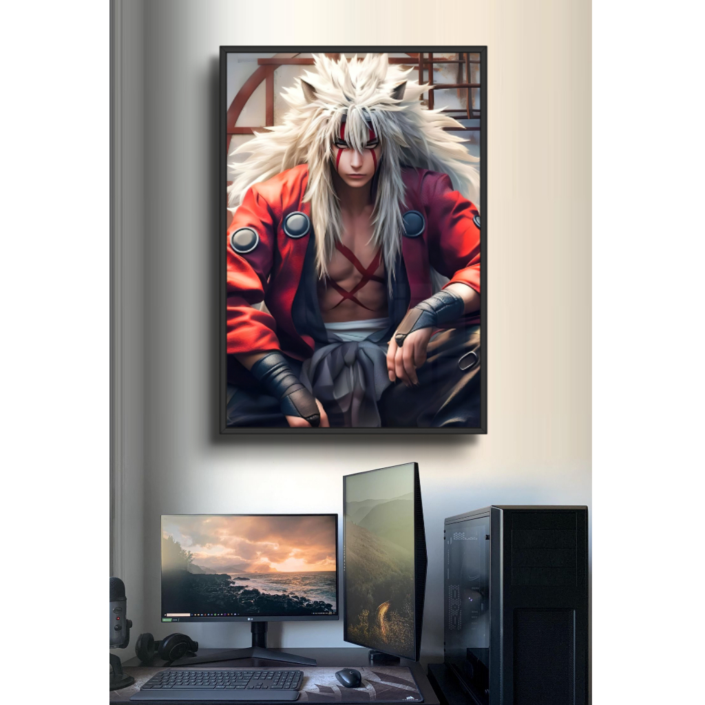 Tranh Tráng Gương chủ đề NARUTO, Sasuke, Kakashi, Jiraiya...  - Decor Phòng Game, Phòng Khách, Không Gian Làm Việc