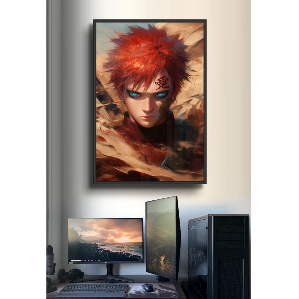 Tranh Tráng Gương chủ đề NARUTO, Sasuke, Kakashi, Jiraiya...  - Decor Phòng Game, Phòng Khách, Không Gian Làm Việc