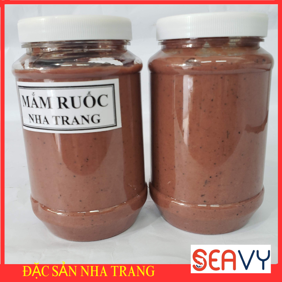 Mắm Ruốc Nguyên Chất Nha Trang 500g Truyền Thống, Mắm Ruốc Đỏ Đẹp Thơm Ngon Đặc Sản Khánh Hòa