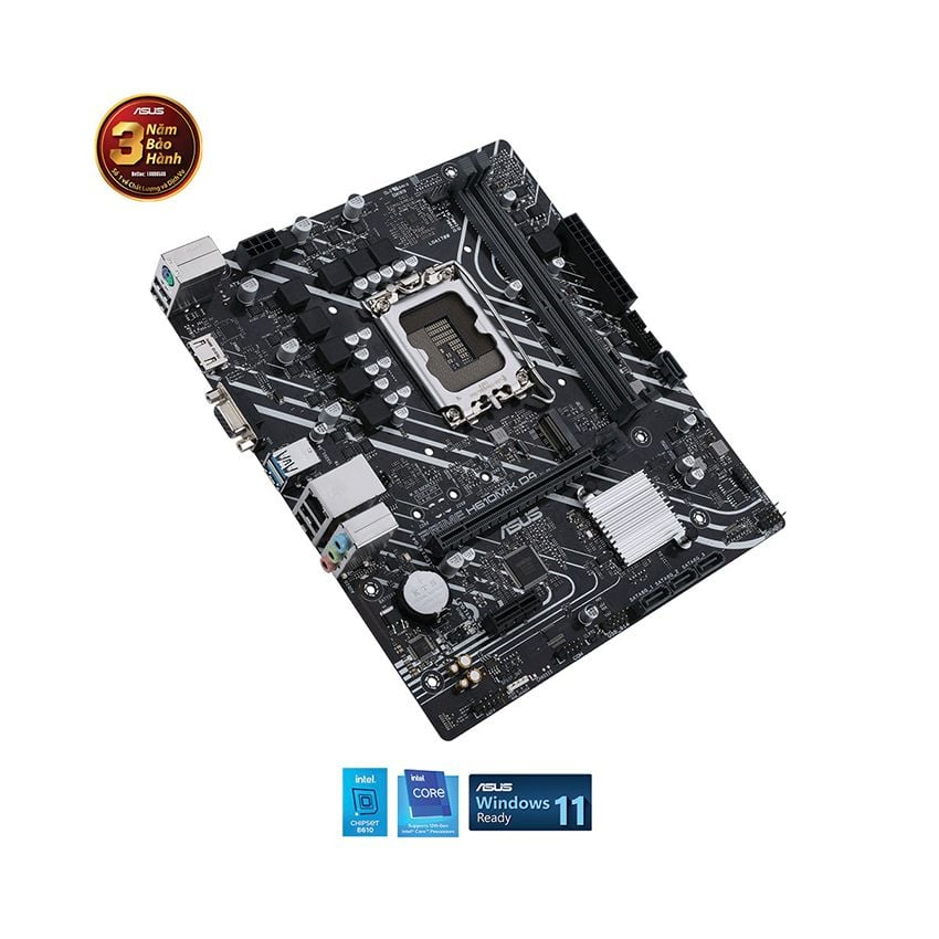 Mainboard ASUS Prime H610M-K D4 - Socket LGA1700, Hỗ Trợ CPU Intel Gen 12 13 14 DDR4 | BigBuy360 - bigbuy360.vn