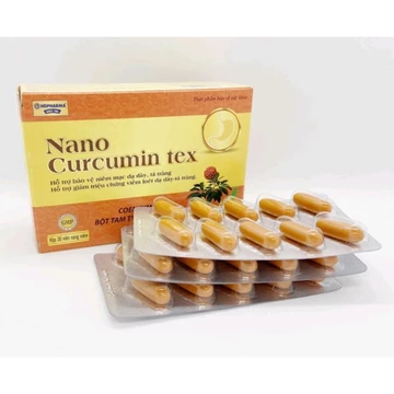 Nano Curcumin Tex viêm loét dạ dày tá tràng, Người viên đau dạ dày, hành tá tràng, trào ngược dạ dày thực quản
