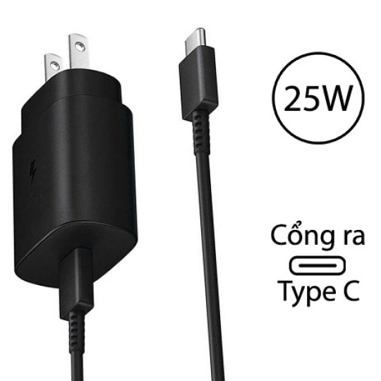 Bộ Sạc Samsung Zin Theo Máy 25w Cổng Type C Sạc Nhanh | Shopee Việt Nam