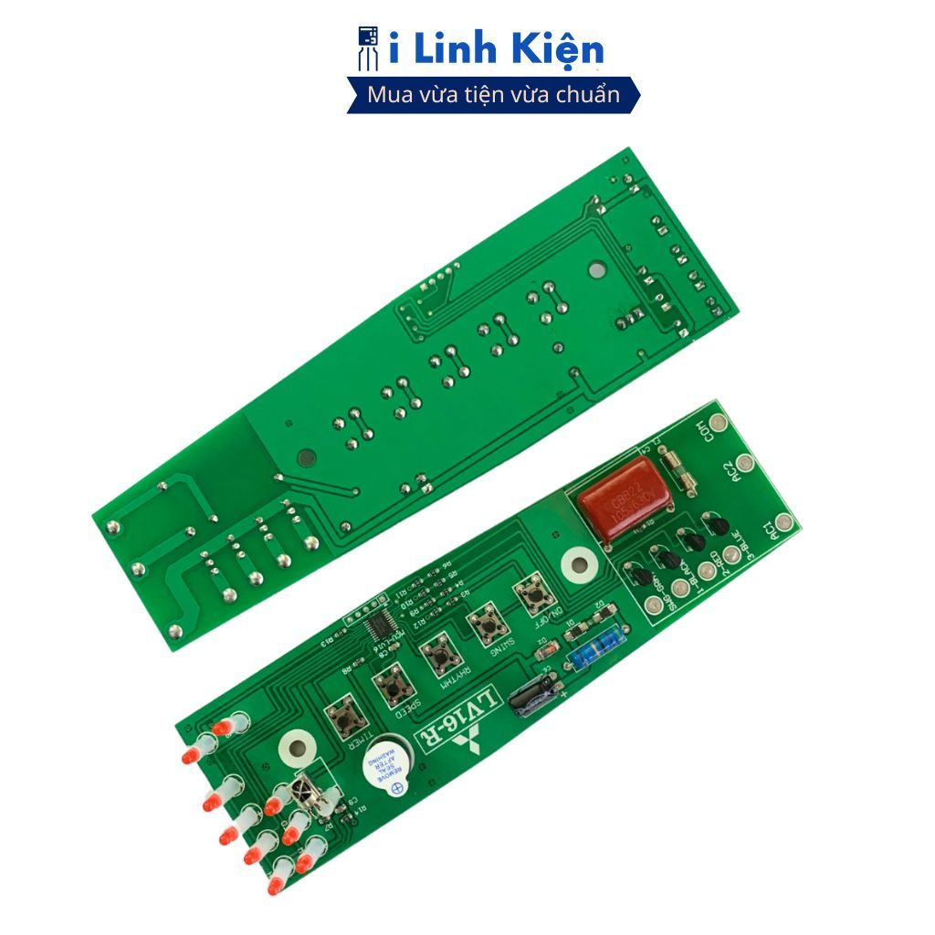 Mạch quạt Mitsubishi điều khiển từ xa LV16-R, W16-R dùng cho quạt cây, quạt treo tường chính hãng ilinhkien.