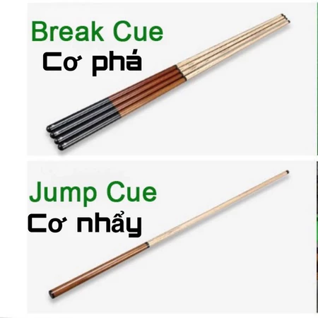 CƠ PHÁ NHẢY OMIN - CƠ BIDA 3 KHÚC THÁO RỜI TIỆN DỤNG CAO CẤP - LEOPARD BILLIARDS