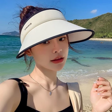 Mũ rộng vành chống nắng chống tia uv JINA nón lưỡi trai đi biển vành rộng nửa đầu