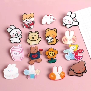 Sticker cute pin cài áo phụ kiện trang trí túi xách balo