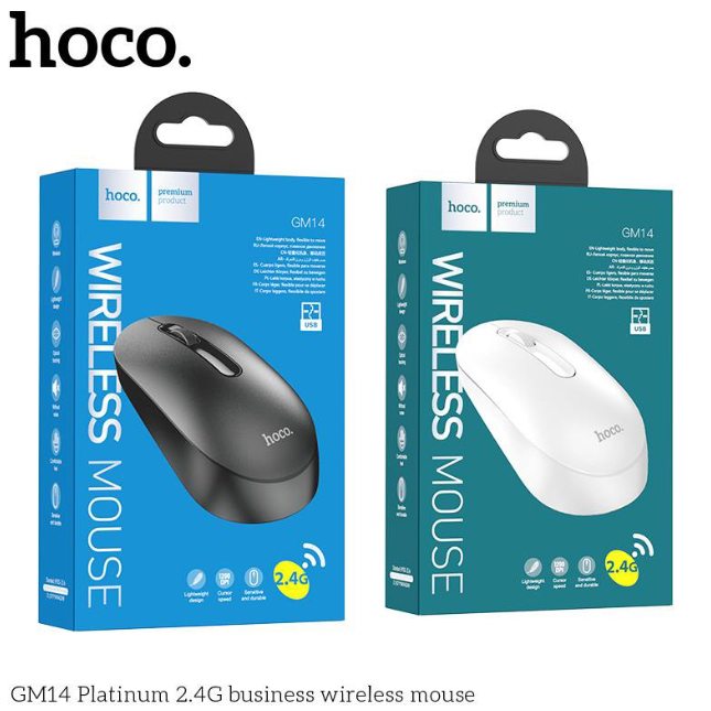 Chuột Không Dây Bluetooth Hoco GM14 , 2.4G | Shopee Việt Nam