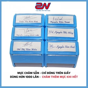 Khắc con dấu chữ ký siêu nét nhiều kích thước ( kèm tên hoặc mỗi chữ ký)