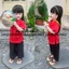 Quần áo bà ba bé gái tay bồng (7-20kg) chất gấm mềm mại, thoải mái cho bé gái