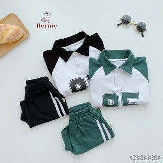 Bộ Polo cộc in số cho bé trai 1-6 tuổi (9-23kg) N0106