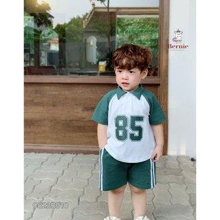 Bộ Polo cộc in số cho bé trai 1-6 tuổi (9-23kg) N0106