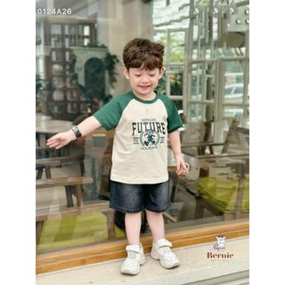 Áo phông cộc tay cá tính cho bé trai 1-6 tuổi (9-23kg) N0109