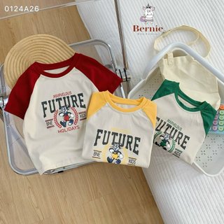 Áo phông cộc tay cá tính cho bé trai 1-6 tuổi (9-23kg) N0109