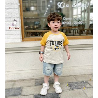 Áo phông cộc tay cá tính cho bé trai 1-6 tuổi (9-23kg) N0109