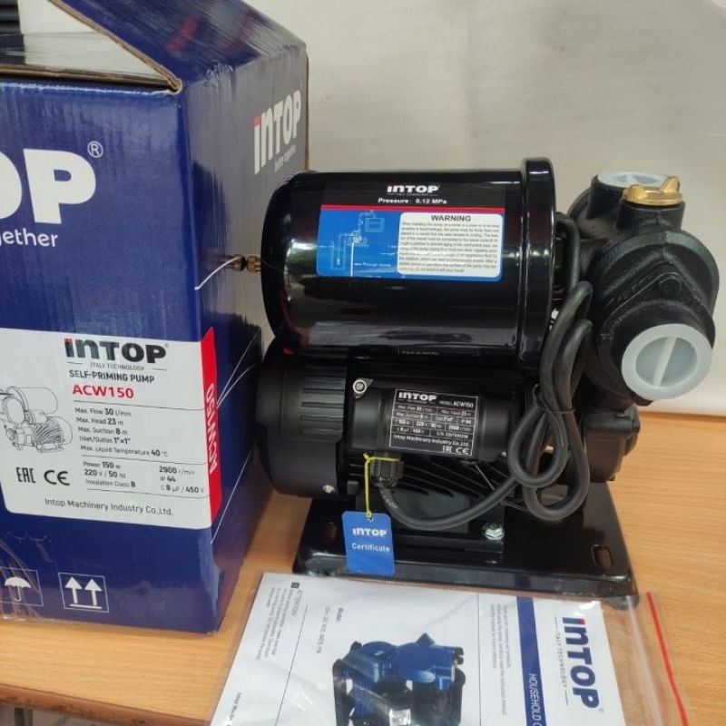 MÁY BƠM TĂNG ÁP TỰ ĐỘNG không tiếng ồn ROLE ĐIỆN INTOP 150W [Freeship ...